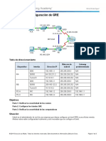 7.2.2.3 Packet Tracer - Configuring GRE Instructions PDF