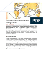 Grandes Descubrimientos Geograficos