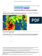 Tormenta Tropical Dora Podría Intensificarse A Huracán en Próximas Horas