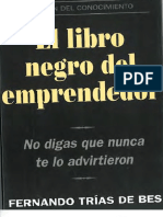 El Libro Negro Del Emprendedor - Fernando - Trias - de - Bes - Capitulos PDF