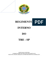 TRE SP Regimento Interno Tribunal Sao Paulo 2016 PDF
