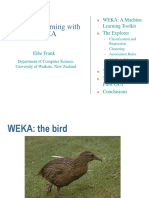 WEKA: A Machine Learning Toolkit The Explorer