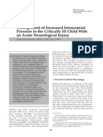 Management of Increased Intracranial Pressure in The Critically Ill Child With An Acute Neurological Injury PDF