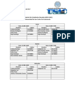 Listado de Stand Informativos