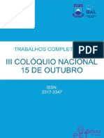 ARAÚJO, P. P. B. COSTA, M. A. M. (2017) O Diálogo Crítico Como Ferramenta para Colaboração Na Sala de Aula PDF