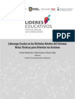 Liderazgo Escolar en Los Distintos Niveles Del Sistema LIDERES EDUCATIVOS PDF