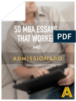 MBA Essays That Worked PDF