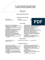 US Global Change Research Program Climate Science Special Report 5thDraft