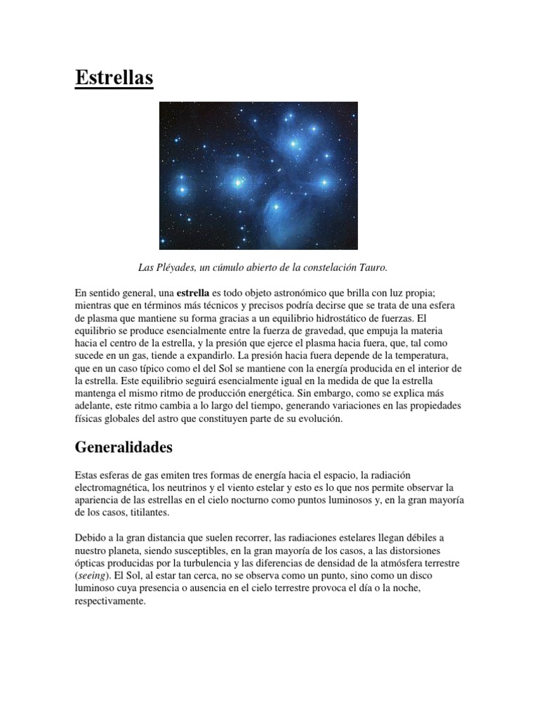 Estrellas | PDF | Estrellas | Supernova
