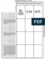 Chart Decimal Percent Fraction 3 PDF