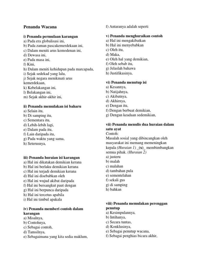 Penanda Wacana Pdf