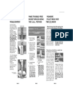 Measure interior socket weld misalignment and fillet weld size with the G.A.L. method