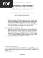 Mineralogía e Geoquímica de Ocurrencias Manganesíferas Da Bacia Alto Tapajós, Sudeste Do Estado Do Amazonas, Brasil SILVA