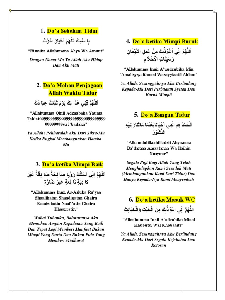 Doa Sehari Hari Pdf
