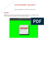 Configuracion de Servicio DHCP - Linux Centos 7