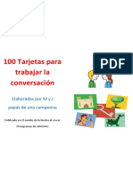 100 Tarjetas para Trabajar La Conversación PDF