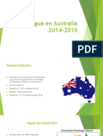 Agua en Australia 2014-2015