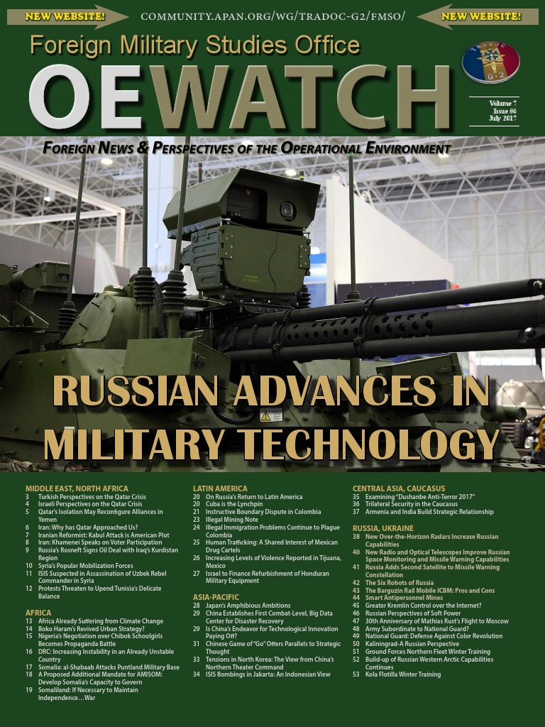OE Watch Foreign Military Studies Office Qatar Hamas