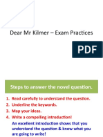 Dear Mr Kilmer – Exam Practices