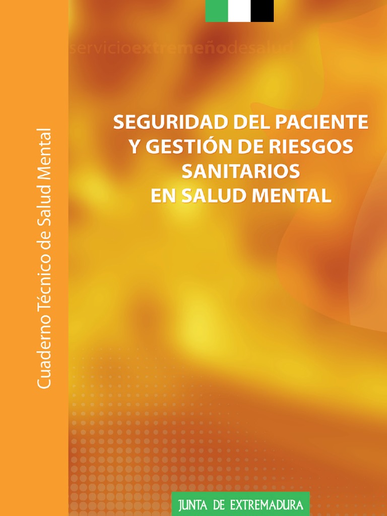 Seguridad y Riesgos en Salud Mental | PDF | Seguridad del paciente ...