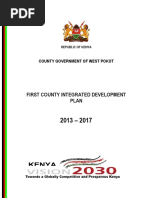 West Pokot CIDP 2013 2017