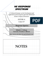 Response Spectrum Seminar