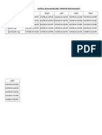 Jadwal Dinas Jiwa Minggu 1