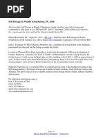 Self Storage in Wando (Charleston), SC, Sold