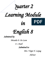 Quarter 2 Learning Module in English 8