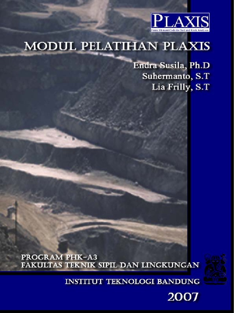 Modul Pelatihan Software PLAXIS | PDF