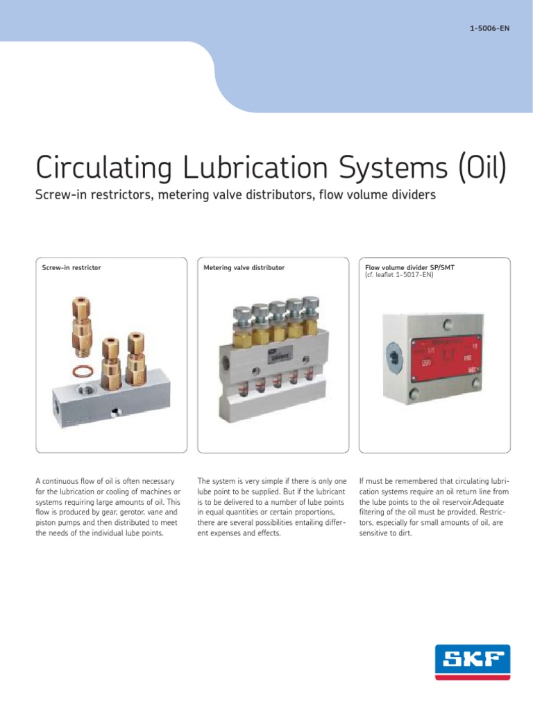 Circulating Lubrication Systems Oil PDF | PDF | Pump | Valve