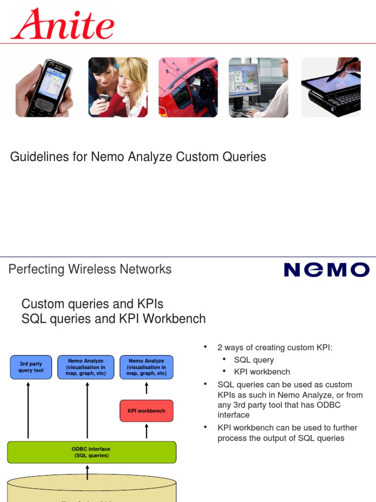 Guidelines For Nemo Analyze Custom Queries October 2012 PDF Sql