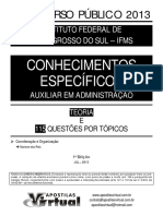 AV - Conhec. Espec. - 2013 - DEMO-P&B-IFMS (Aux. Adm.) PDF