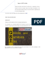 Impact of GST in India | GSTBlue – One stop solution for all accounting needs