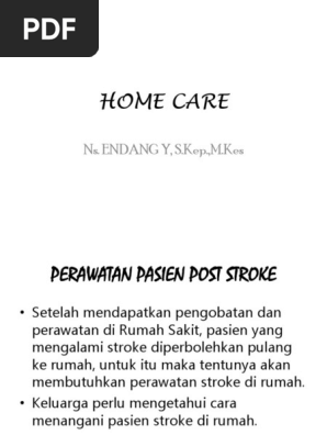 Jurnal Home Care Pasien Stroke