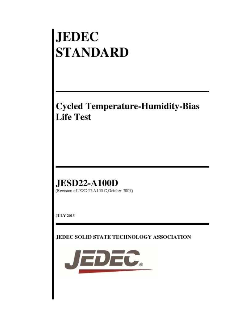 Cycled Temperature Humidity Bias PDF Temperature Humidity