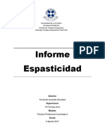 Informe Espasticidad