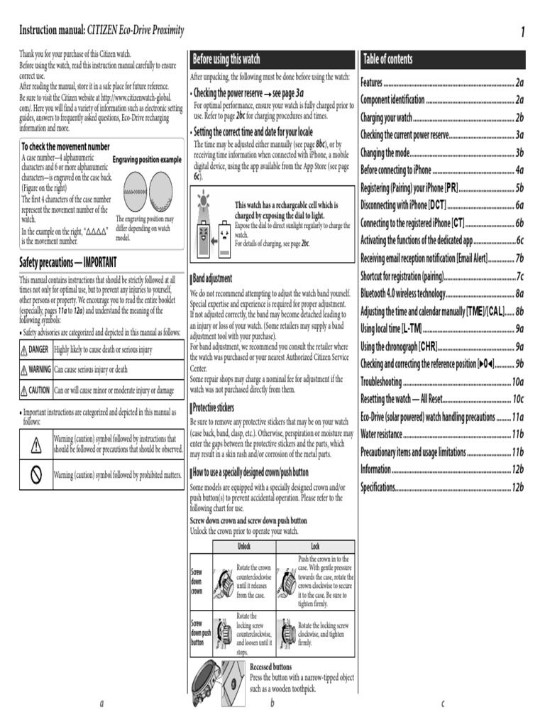 citizen proximity manual