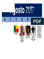 Calendário Negro - Agosto 2017