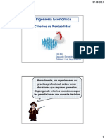 EIQ 657 2017 2 2 Criterios de Rentabilidad