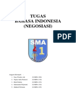 Tugas Bahasa Indonesia Negosiasi