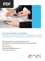 Ficha de Inscrição Workshop