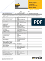 Hoja Check List Excavadora