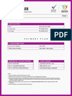 Price List & Payment Plan: Retail Spaces