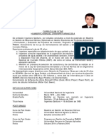 CV Ingeniero Residente