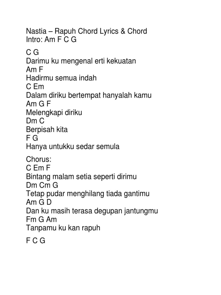 Kunci Gitar Ungu Bila Tiba Kunci Ujian