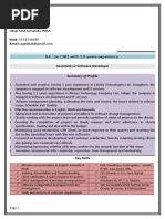 Pavan Kumar: Summary of Profile