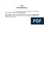 2014 Admission Notice PDF