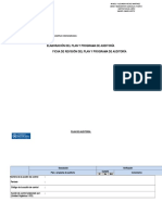 Ejemplo de Cronograma para Auditoria 2017.