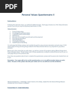 Valued Living Questionnaire-Version 1 | PDF | Applied Psychology ...